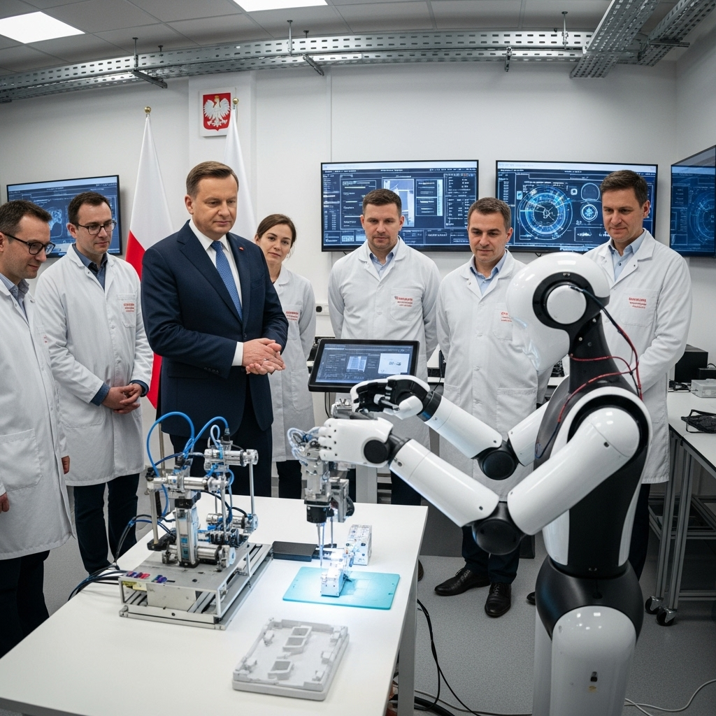 Przyszłość robotyzacji w Polsce: testy i wdrożenia z premierem